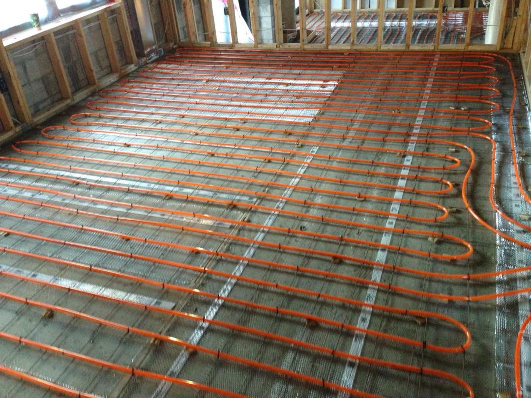Floor heating installation in Newmarket, ON by Shad's Heating & Air. Your local HVAC install and repair services.